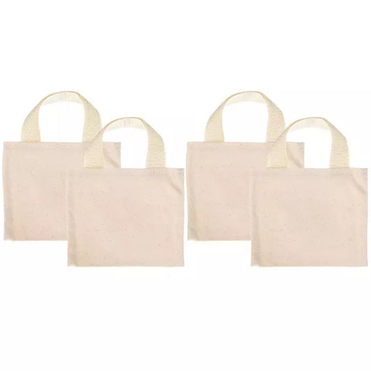 Mini canvas totes