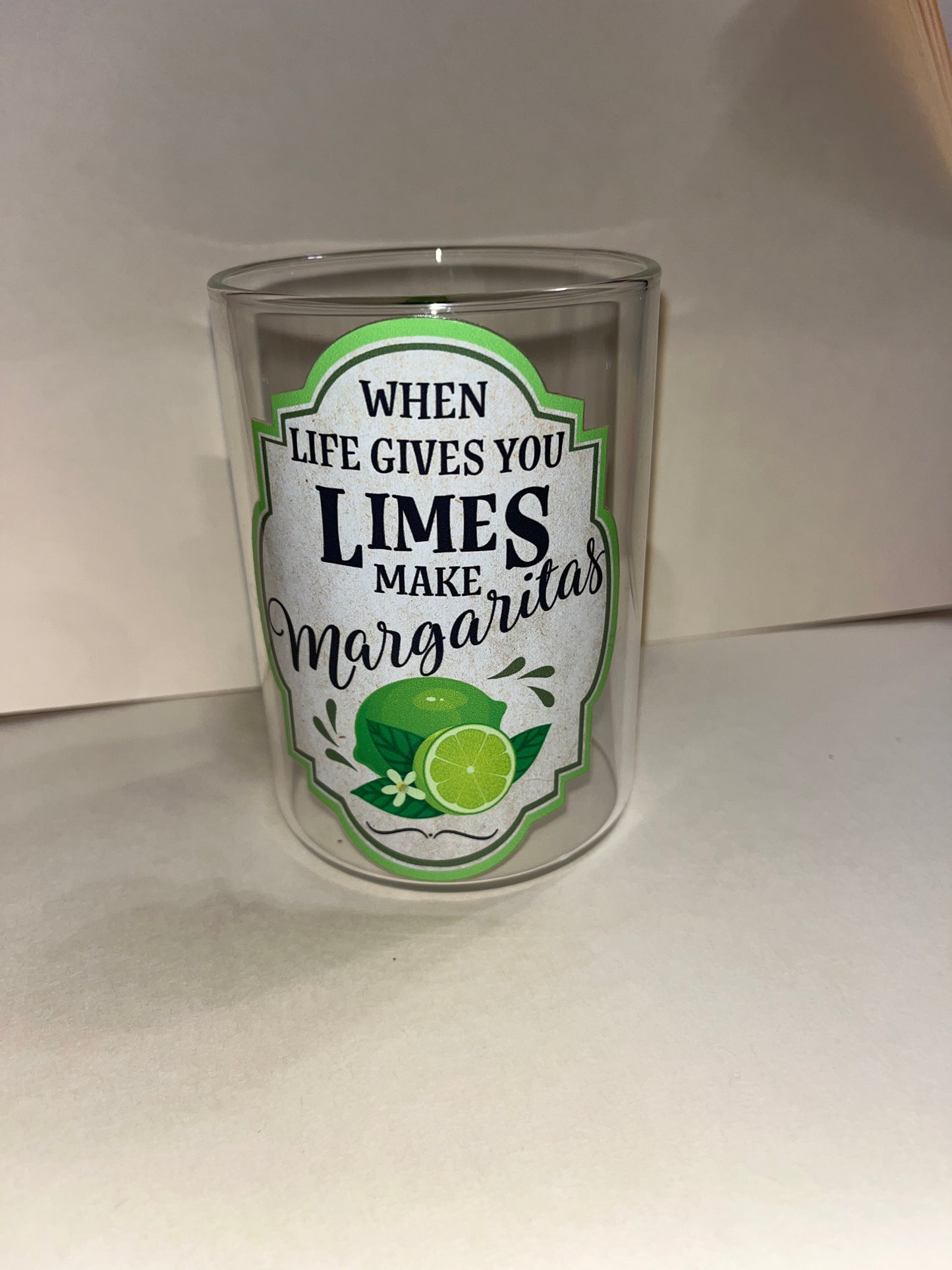 16oz Glass Mug with handle