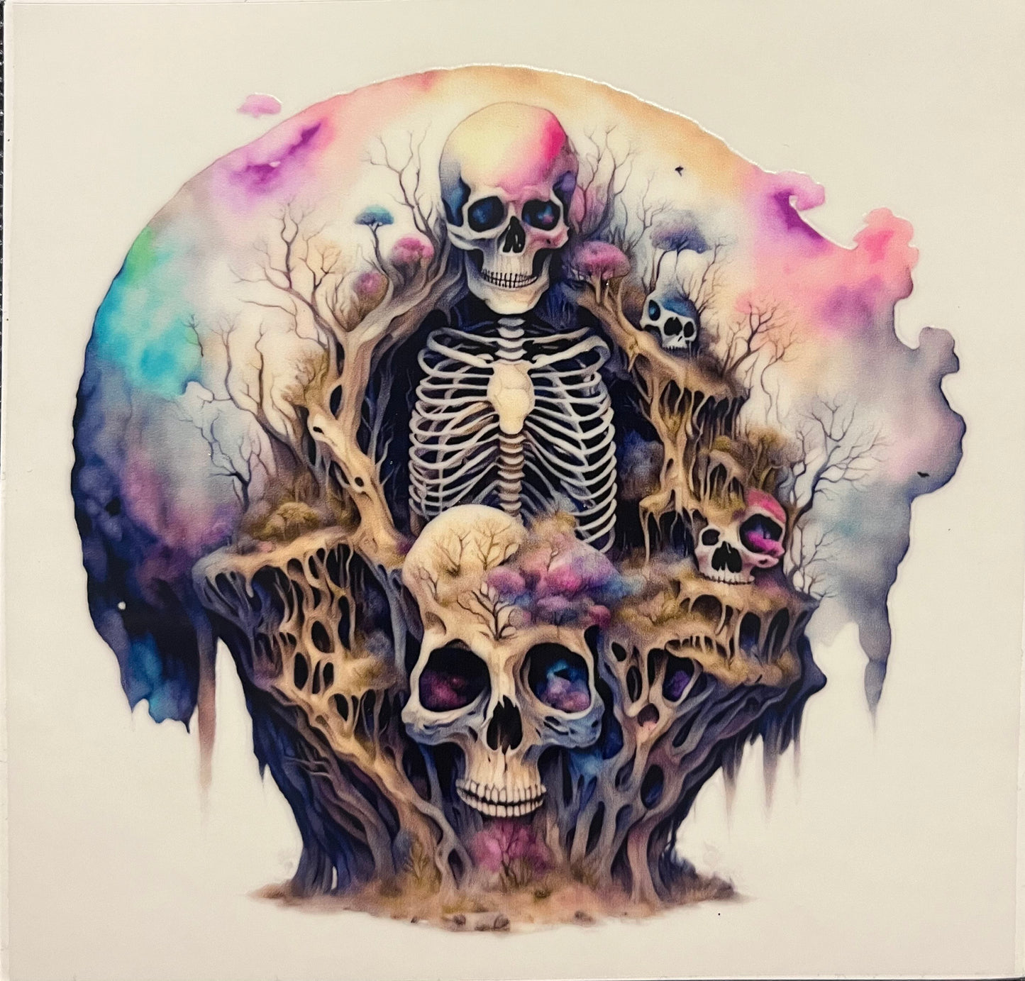 Vintage, Skull, Skeleton, Boho/Dark decals